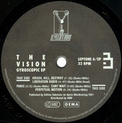 The Vision : Gyroscopic EP (12", EP)