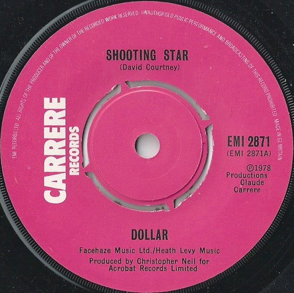 Dollar : Shooting Star (7", Single)
