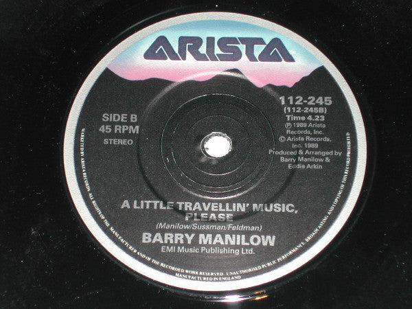 Barry Manilow : Please Don't Be Scared (7", Single, Pos)