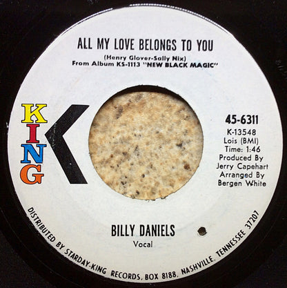 Billy Daniels : Faces / All My Love Belongs To You (7", Single)