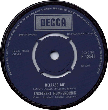Engelbert Humperdinck : Release Me (7")