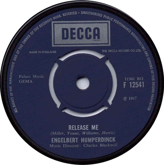 Engelbert Humperdinck : Release Me (7")