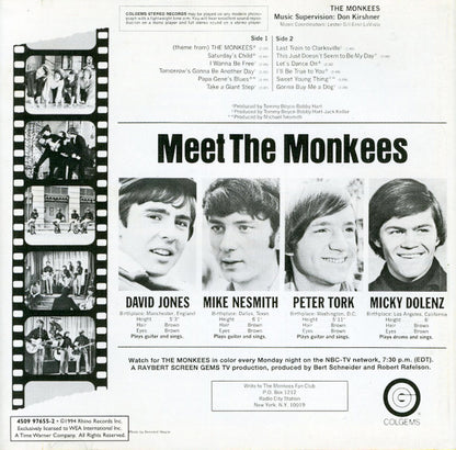 The Monkees : The Monkees (CD, Album, RE, RM, RP)