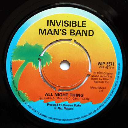 Invisible Man's Band : All Night Thing (7")