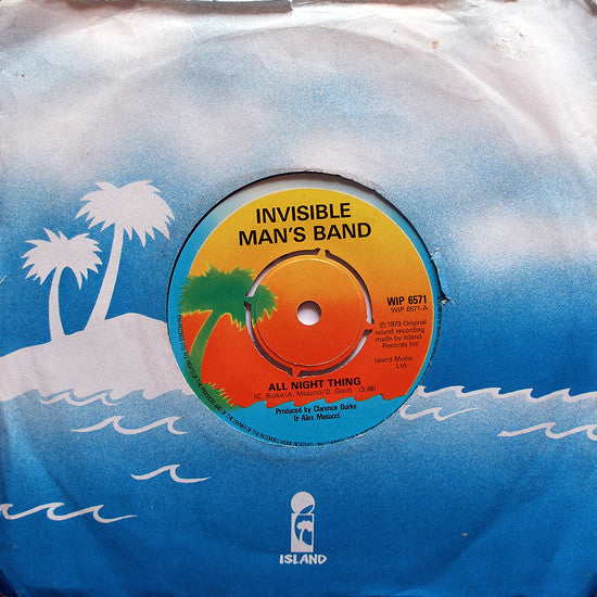 Invisible Man's Band : All Night Thing (7")