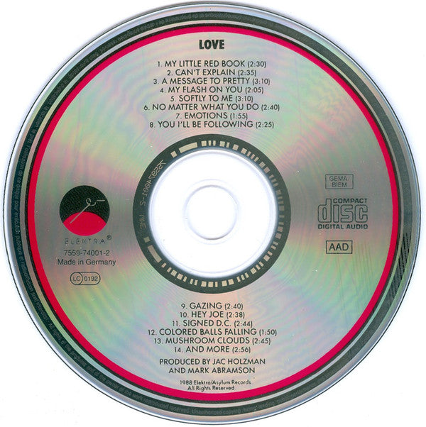 Love : Love (CD, Album, RE, RM)