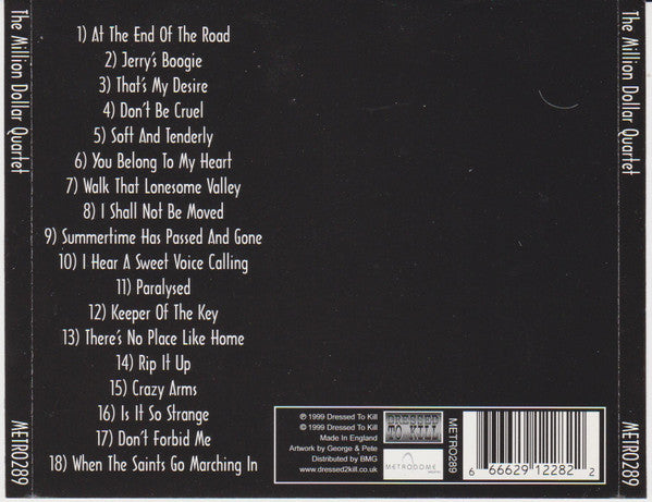 Elvis Presley, Carl Perkins, Jerry Lee Lewis, Johnny Cash : The Million Dollar Quartet (CD, Comp)