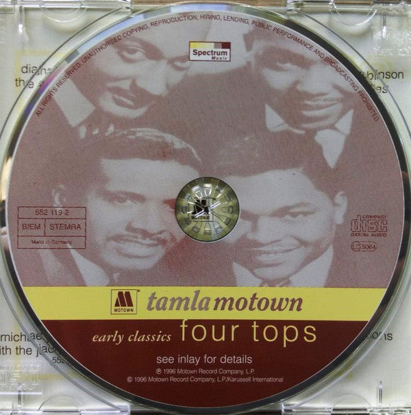 Four Tops : Early Classics  (CD, Comp)