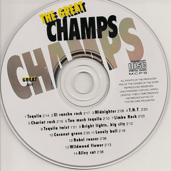 The Champs : The Great Champs (CD, Comp)