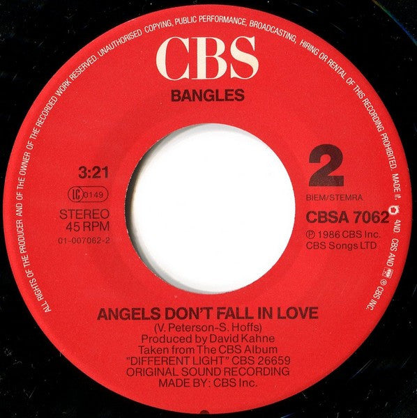 Bangles : If She Knew What She Wants (7", Single, Cap)