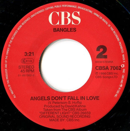 Bangles : If She Knew What She Wants (7", Single, Cap)