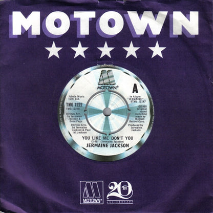 Jermaine Jackson : You Like Me Don't You (7")