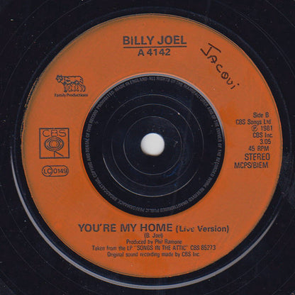 Billy Joel : An Innocent Man (7", Single, Inj)