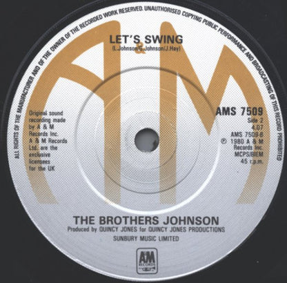 Brothers Johnson : Stomp! (7", Single)