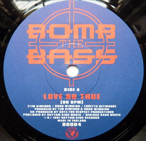 Bomb The Bass : Love So True (7", Single)