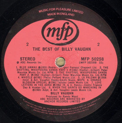 Billy Vaughn And His Orchestra : The Best Of Billy Vaughn And His Orchestra (LP, Comp)