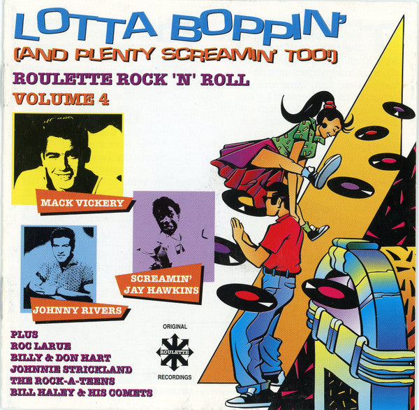 Various : Lotta Boppin' (and Plenty Screamin' Too!) - Roulette Rock 'N' Roll, Volume 4 (CD, Comp)