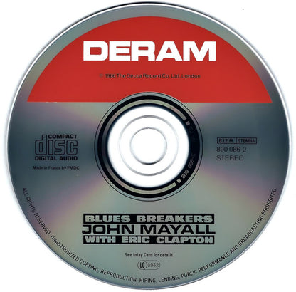 John Mayall with Eric Clapton : Blues Breakers (CD, Album, RE, RM)