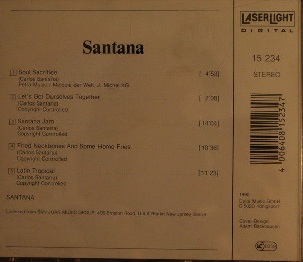Santana : Soul Sacrifice (CD, Comp)