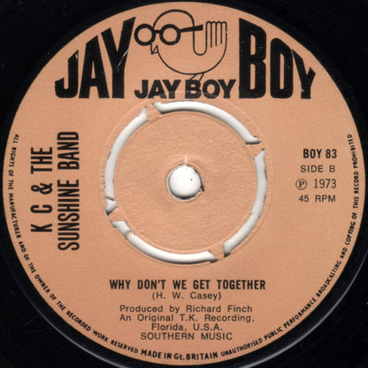 KC & The Sunshine Band : Sound Your Funky Horn (7", Kno)