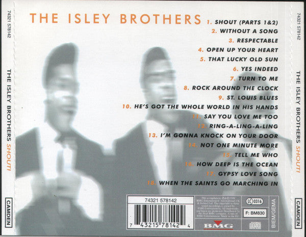 The Isley Brothers : Shout (CD, Comp, RM)