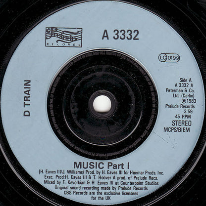 D-Train : Music (7", Single)