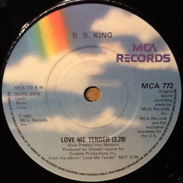 B.B. King : (I'd Be) A Legend In My Time (7", Single)