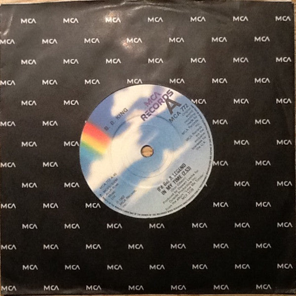 B.B. King : (I'd Be) A Legend In My Time (7", Single)