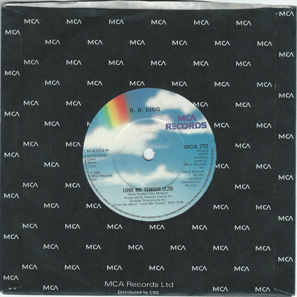 B.B. King : (I'd Be) A Legend In My Time (7", Single)