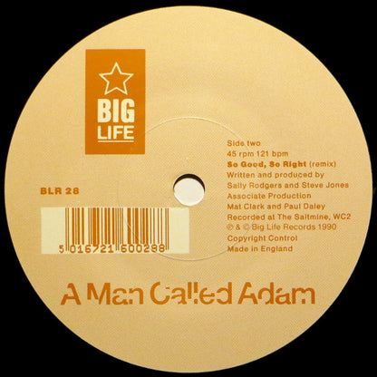 A Man Called Adam : Barefoot In The Head (7", Single)