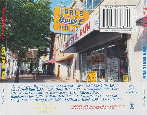 Paul McCartney : Run Devil Run (CD, Album)