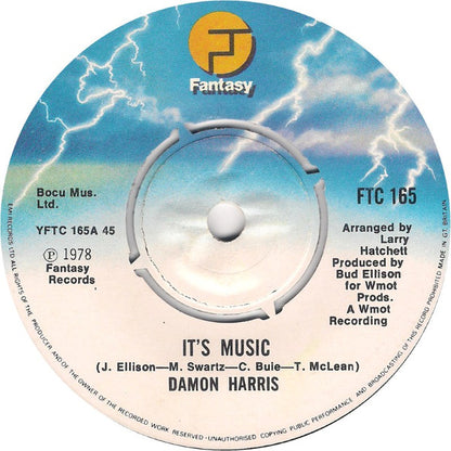 Damon Harris : It's Music (7", Single)