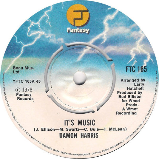 Damon Harris : It's Music (7", Single)