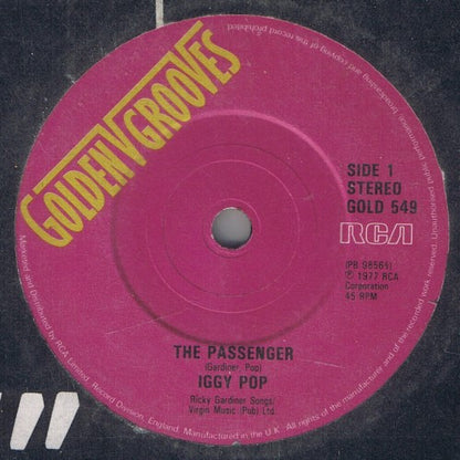 Iggy Pop : The Passenger / Nightclubbing (7", Single, RE)