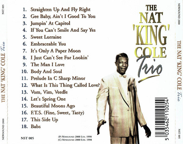 The Nat King Cole Trio : The Nat 'King' Cole Trio (CD, Comp, Mono)