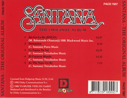 Santana : The Original Album (CD, Comp, RE)