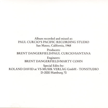 Santana : The Original Album (CD, Comp, RE)