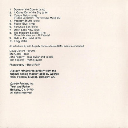 Creedence Clearwater Revival : Willy And The Poor Boys (CD, Album, RE, RM)