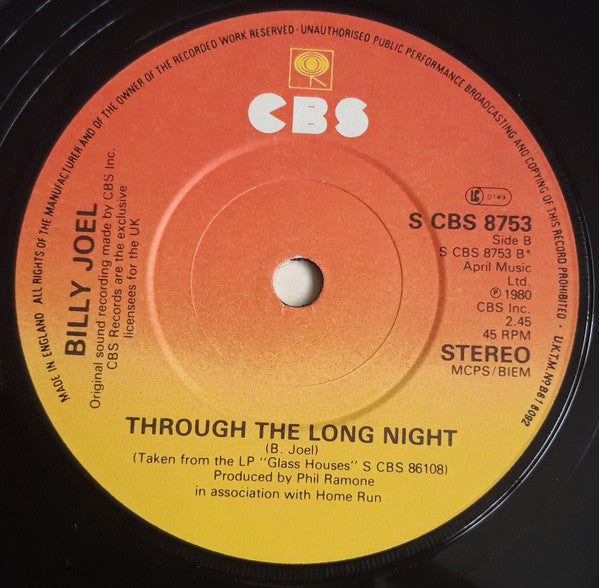 Billy Joel : It's Still Rock And Roll To Me (7", Single)