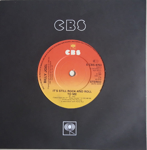 Billy Joel : It's Still Rock And Roll To Me (7", Single)