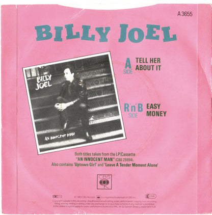 Billy Joel : Tell Her About It (7", Single, Tan)