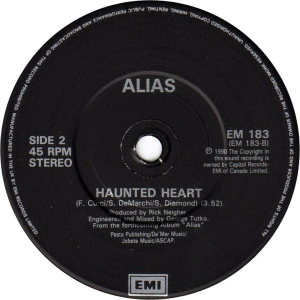 Alias (13) : Waiting For Love (7", Single)