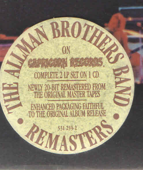 The Allman Brothers Band : Beginnings (CD, Comp, RM)