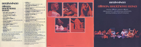 The Allman Brothers Band : Beginnings (CD, Comp, RM)