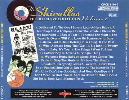 The Shirelles : The Definitive Collection (2xCD, Comp, RM)