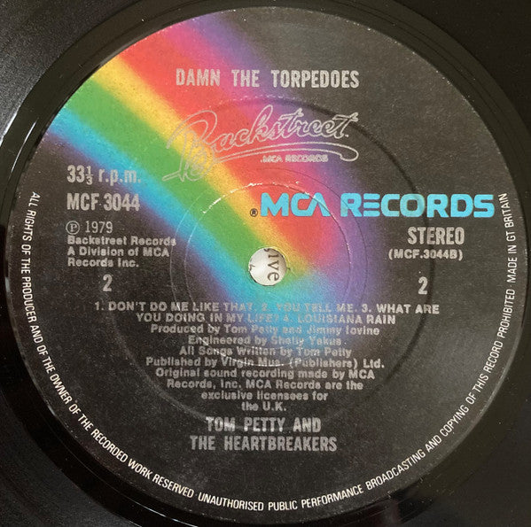 Tom Petty And The Heartbreakers : Damn The Torpedoes (LP, Album)