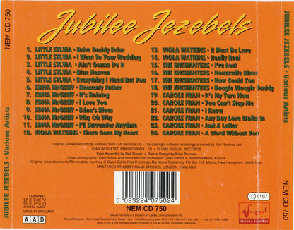 Various : Jubilee Jezebels (CD, Comp)
