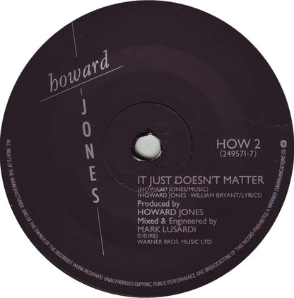 Howard Jones : What Is Love? (7", Single)