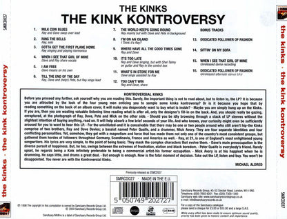 The Kinks : The Kink Kontroversy (CD, Album, Mono, RE, RM, Del)