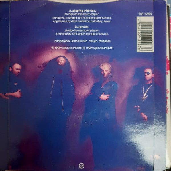 Age Of Chance : Playing With Fire (7")